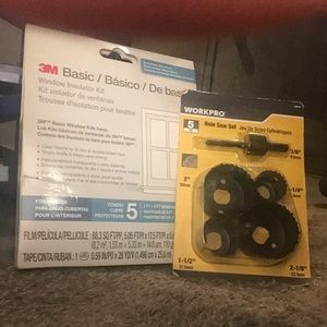 Drill bits and window insulation.